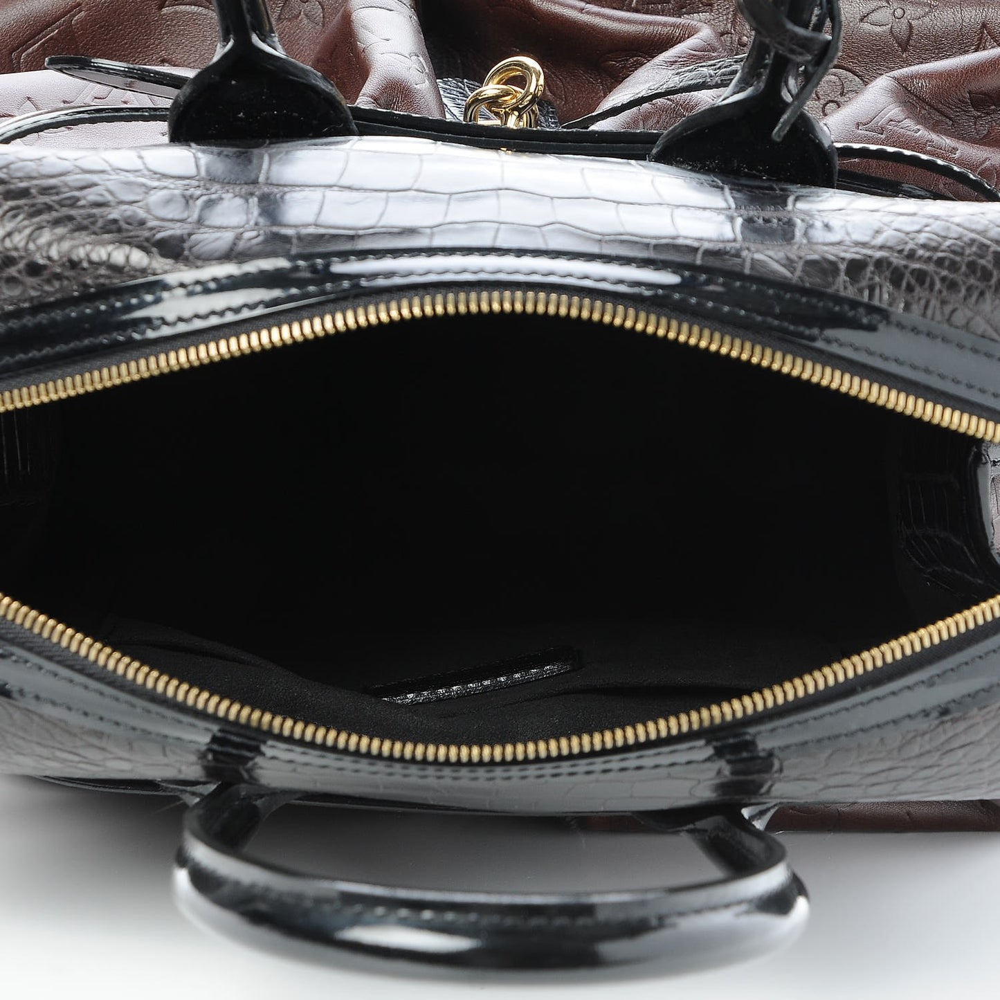 Monogram Embossed Alligator Les Extraordinaires City Steamer