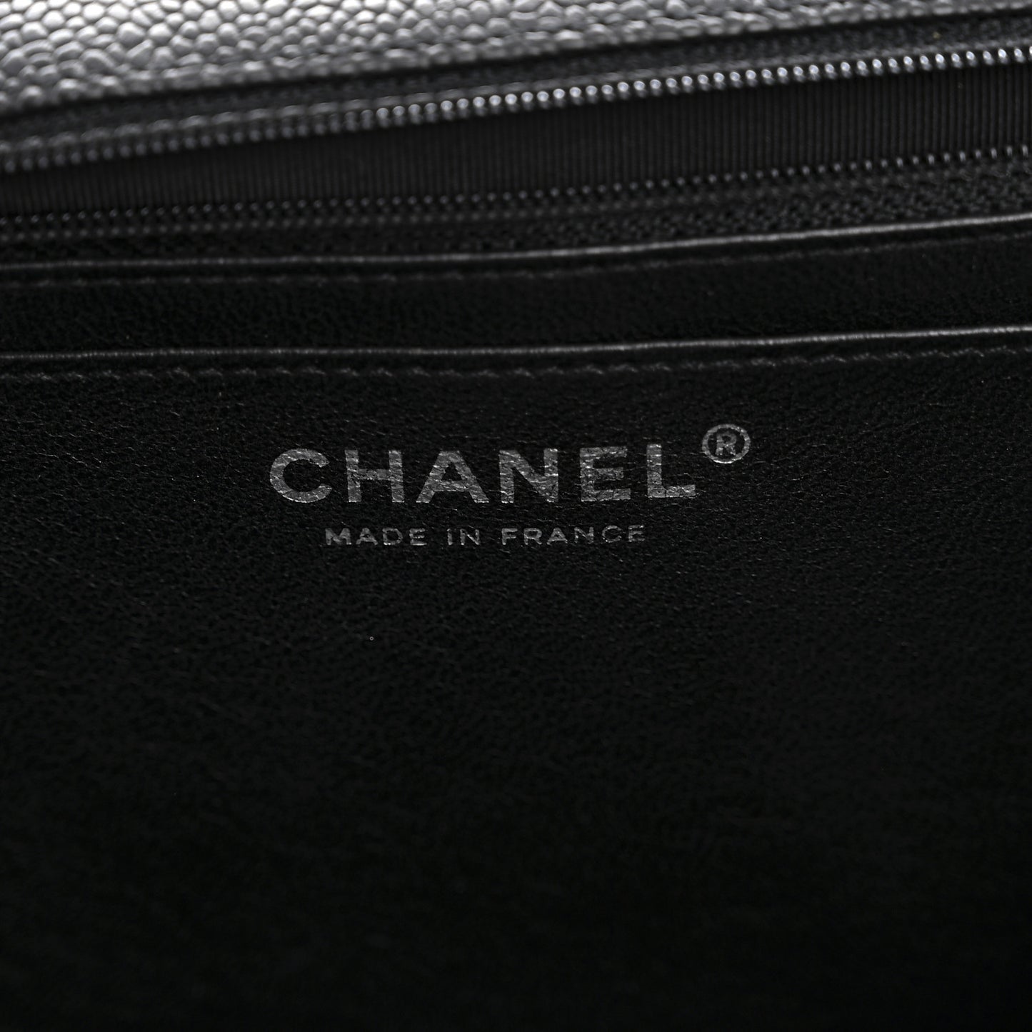 Caviar Quilted Jumbo Single Flap Black