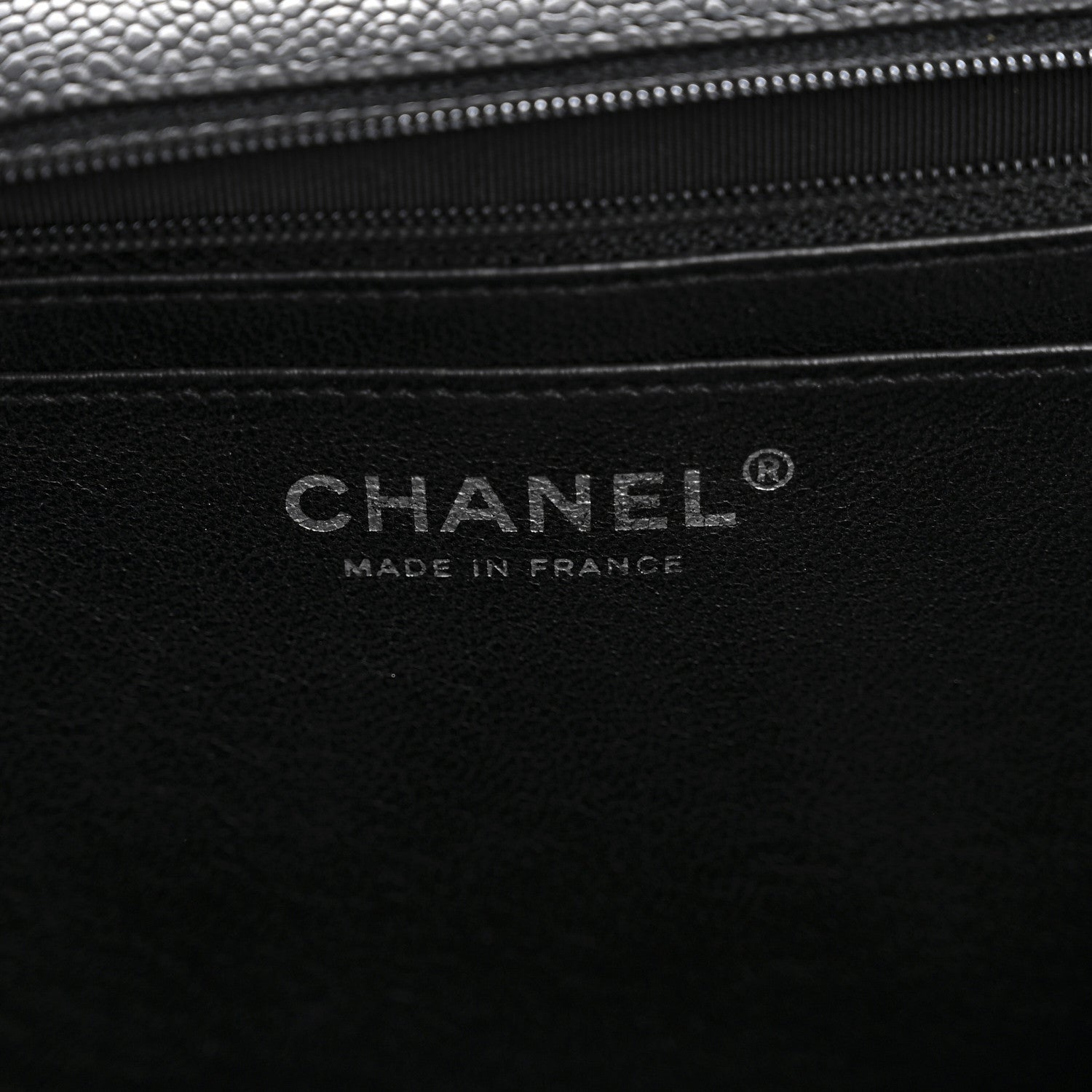 Chanel Caviar Quilted Jumbo Single Flap Black 6 of 13