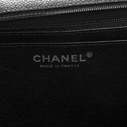 Chanel Caviar Quilted Jumbo Single Flap Black 6 of 13