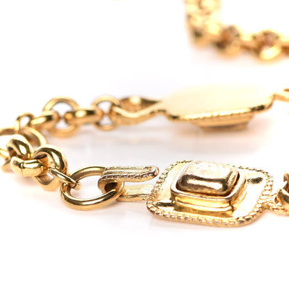 Chanel Chain CC Cross Necklace Gold 6 of 6