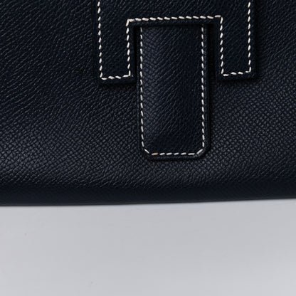 Hermes Epsom Jige PM Clutch Bleu Nuit 16 of 16