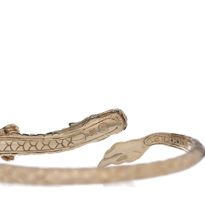 John Hardy 18K Yellow Gold Slim Naga Dragon Cuff Bracelet 4 of 4