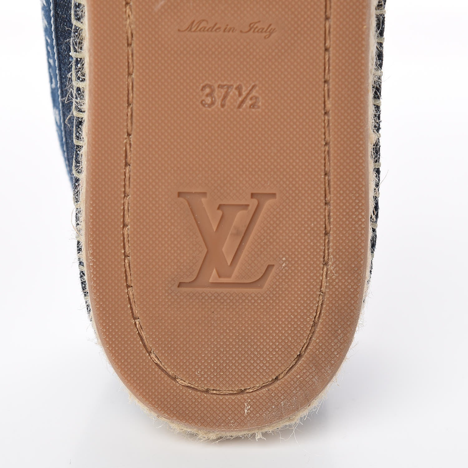 Louis Vuitton Denim Croisiere Espadrille 37.5 Marine 8 of 14