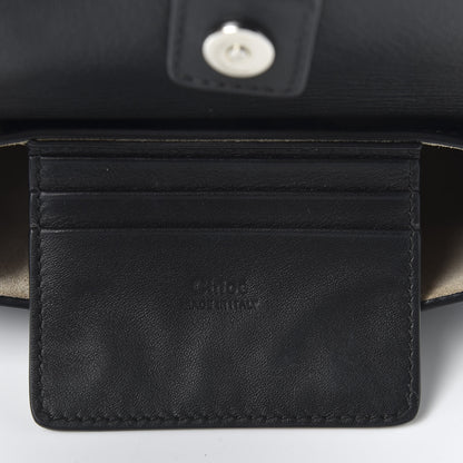 Chloe Suede Calfskin Mini Faye Shoulder Bag Black 8 of 9