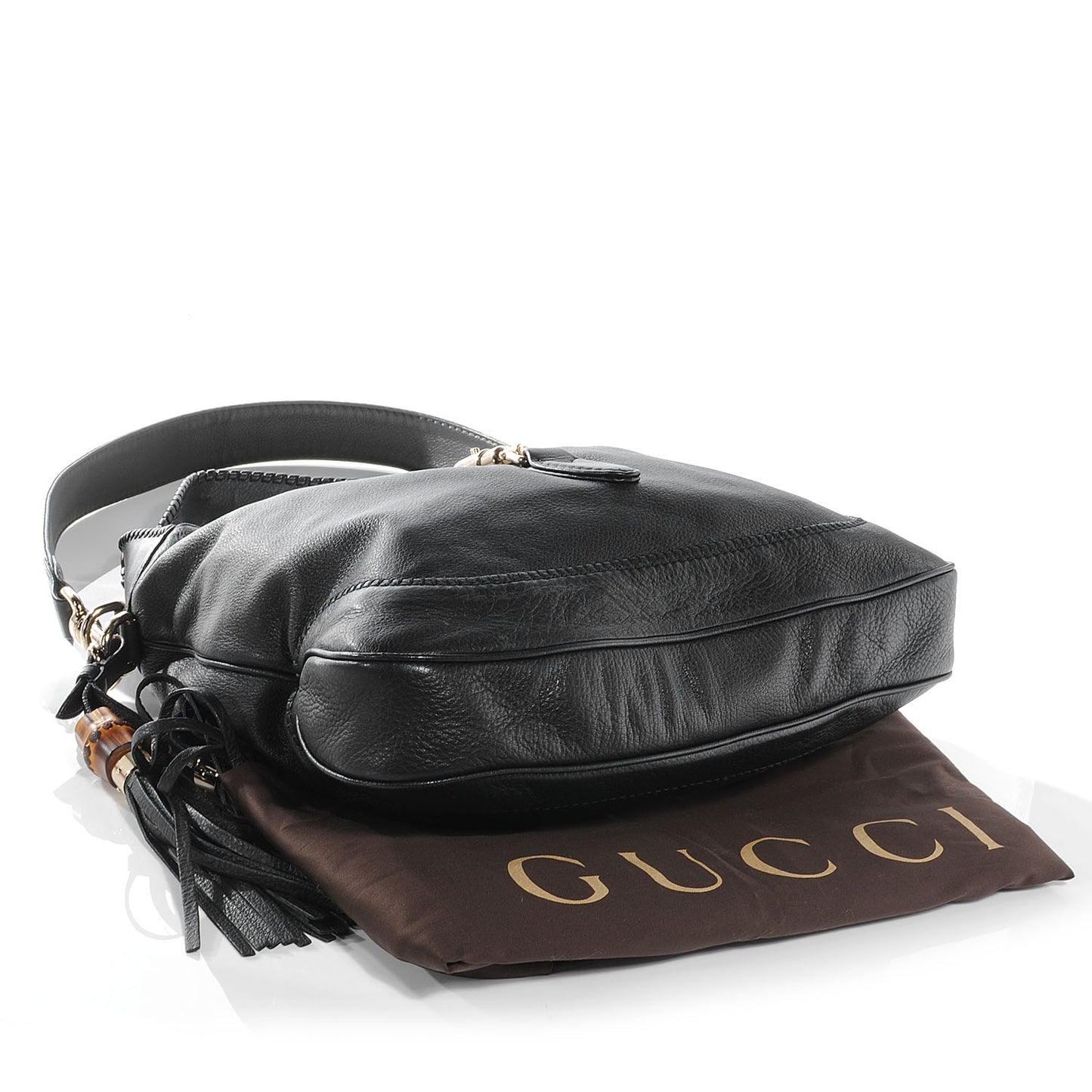 Leather New Jackie Shoulder Bag Black