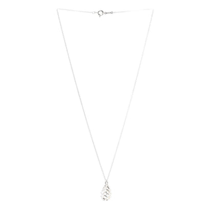 Tiffany Sterling Silver Paloma Picasso Venezia Luce Pendant Necklace 3 of 5