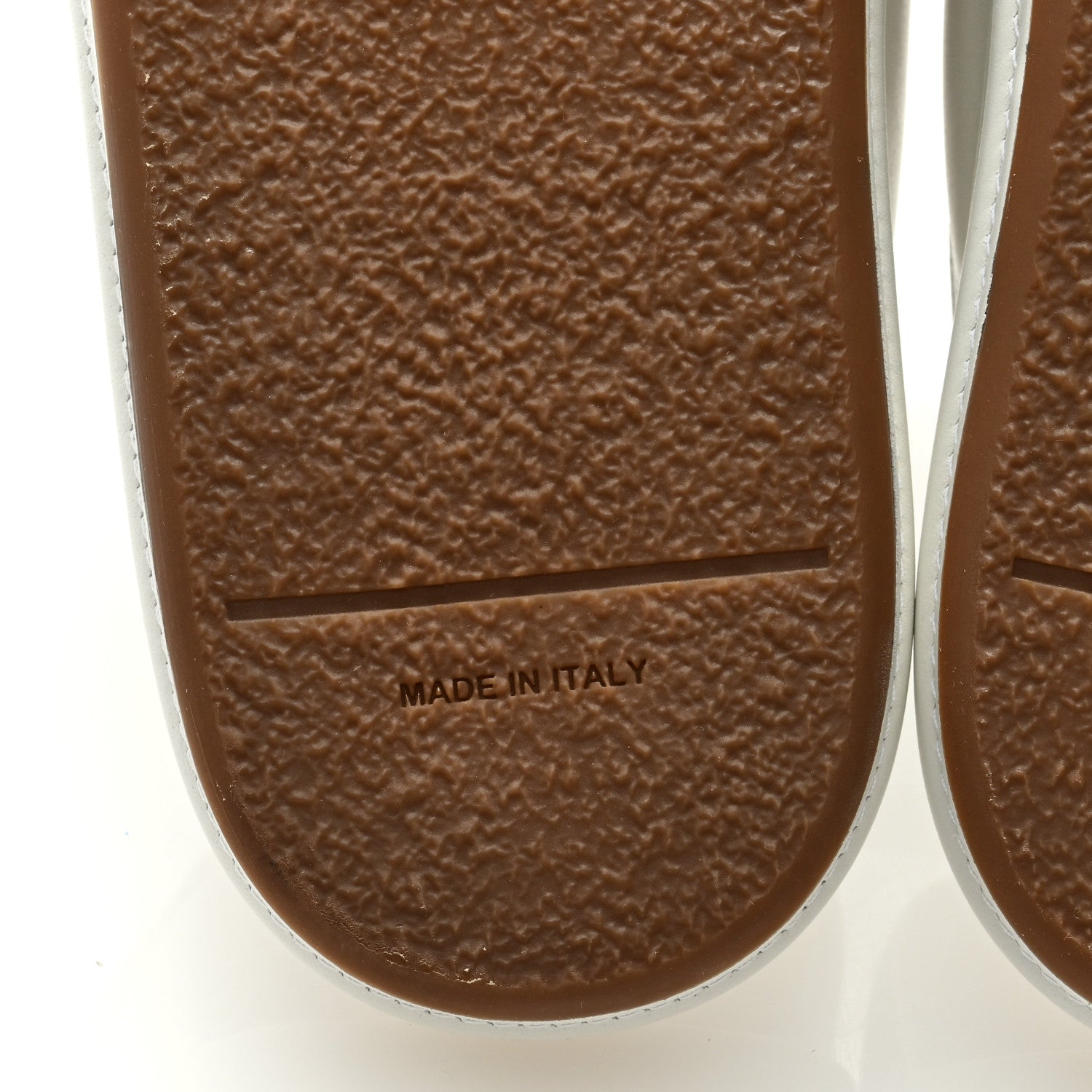 Fendi Vitello Womens Fendigraphy Slide Sandals 40 White Ice 6 of 7