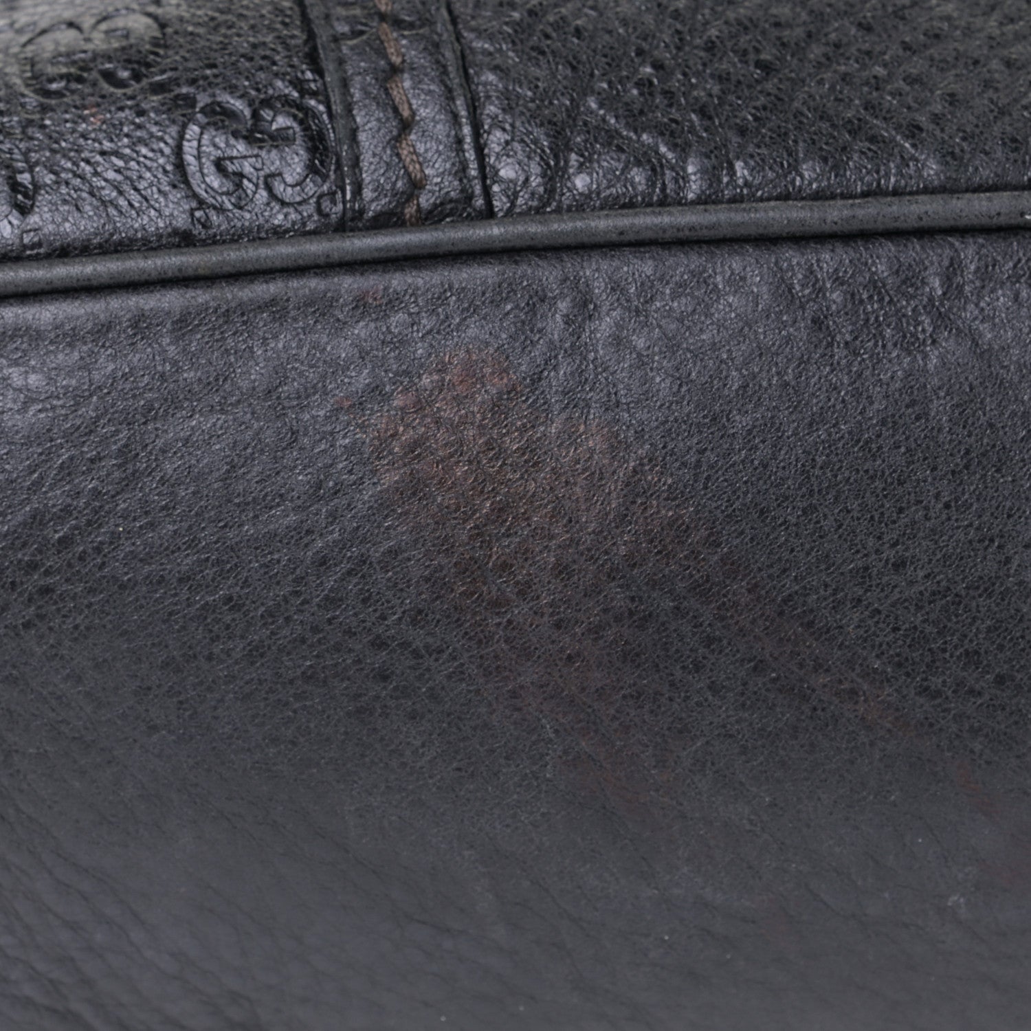 Gucci Calfskin Guccissima Trim Large Signoria Dark Brown 12 of 12