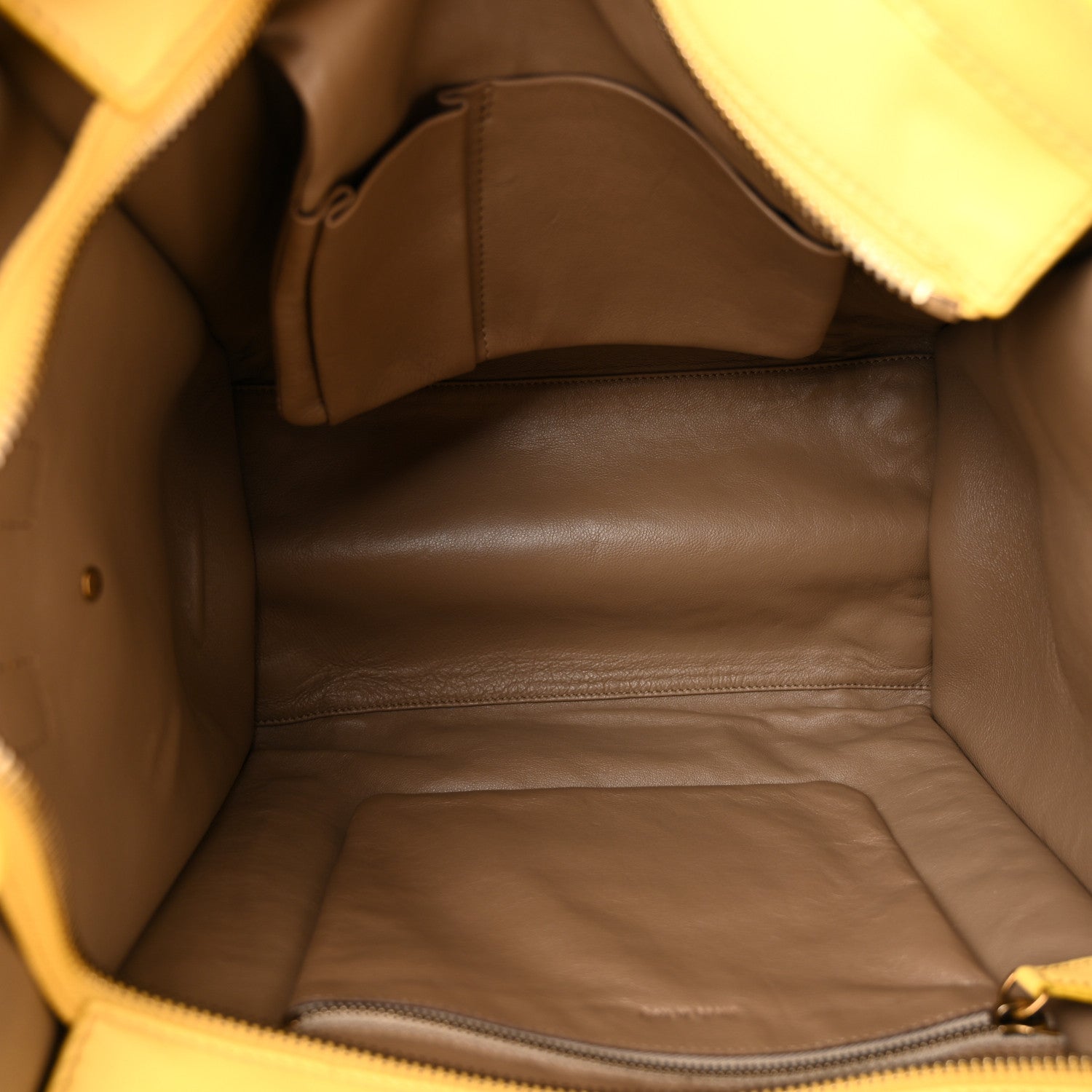Celine Smooth Calfskin Mini Luggage Citron 5 of 11