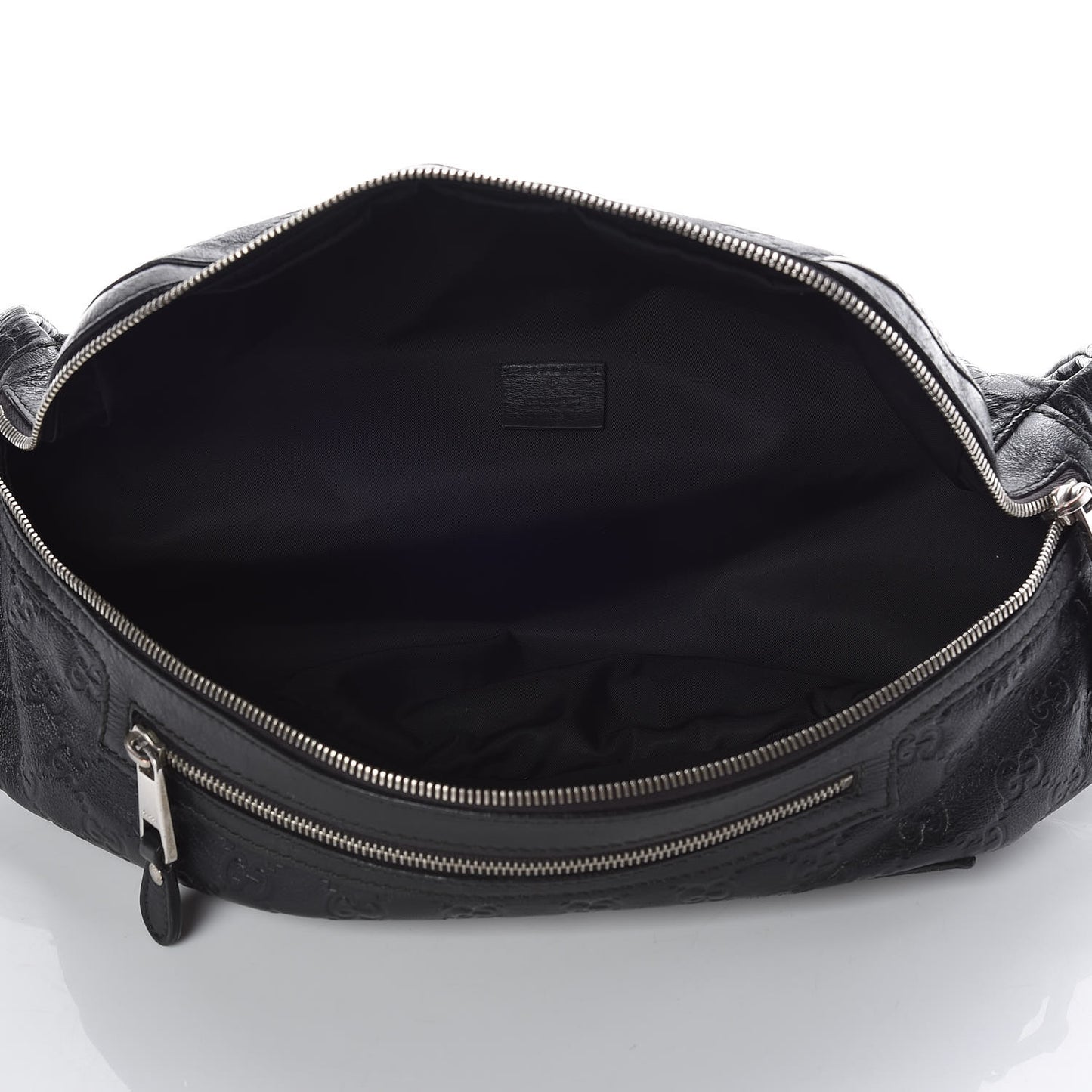 Guccissima Web Belt Bag Black
