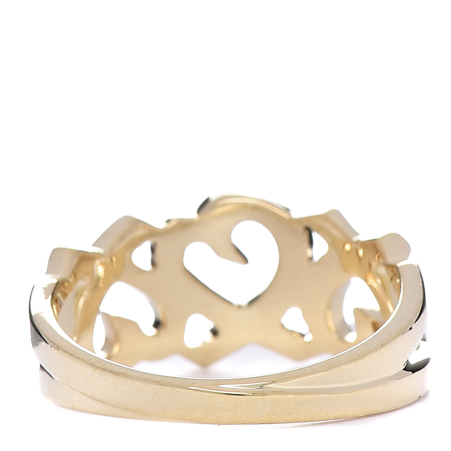 18K Yellow Gold Paloma Picasso Loving Heart Ring 52 6