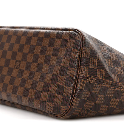 Louis Vuitton Damier Ebene Neo Neverfull MM Rose Ballerine 11 of 11