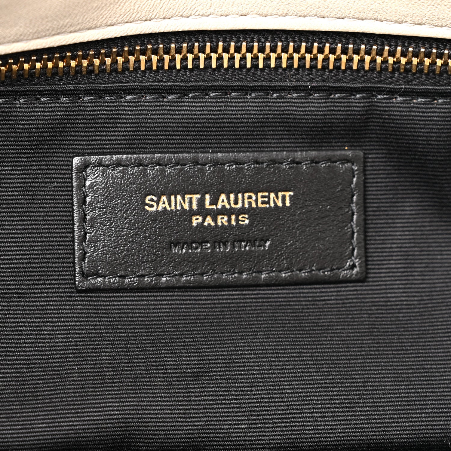 Saint Laurent Plunged Lambskin Calypso Blanc Vintage 5 of 12