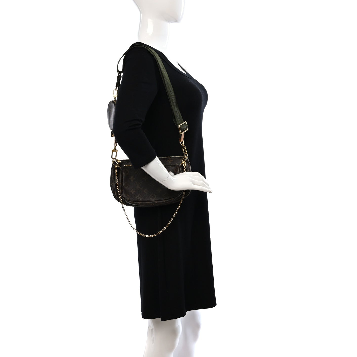 Monogram Multi Pochette Accessories Kaki