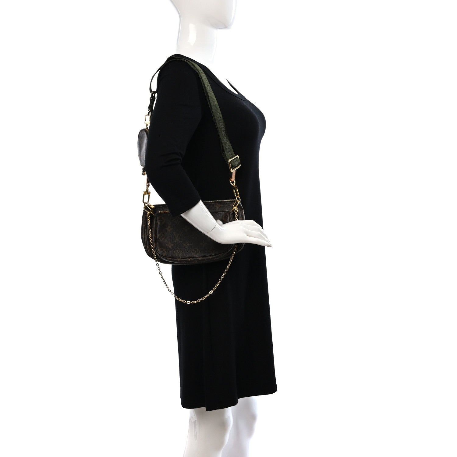 Louis Vuitton Monogram Multi Pochette Accessories Kaki 2 of 17