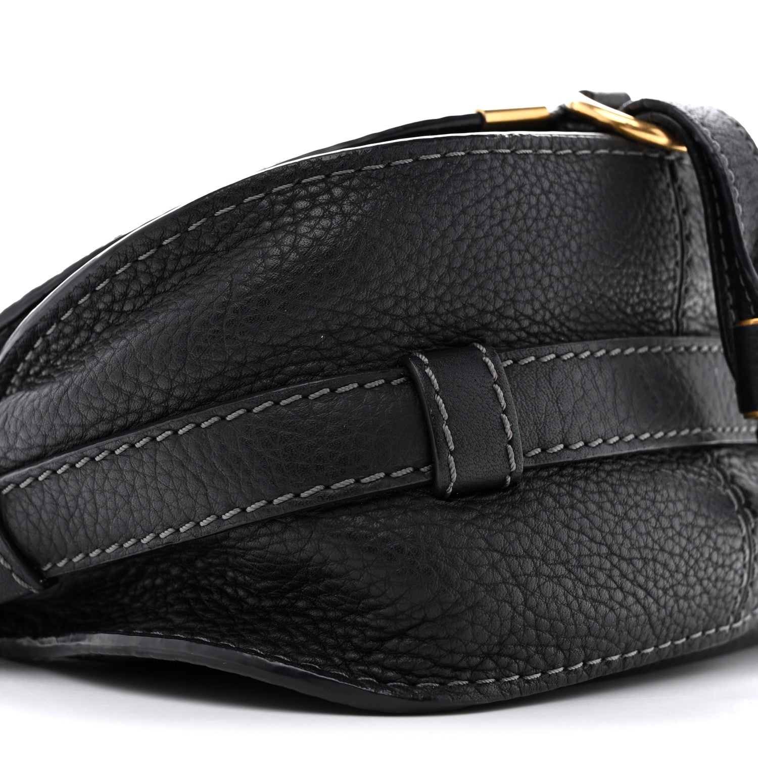 Chloe Calfskin Mini Marcie Round Crossbody Bag Black 10 of 15
