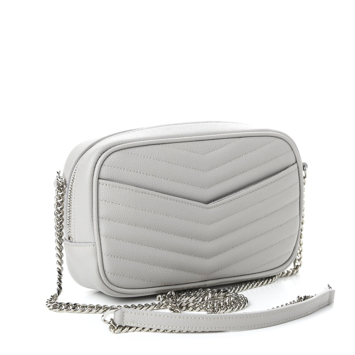 Grain De Poudre Matelasse Monogram Mini Lou Camera Bag Granite