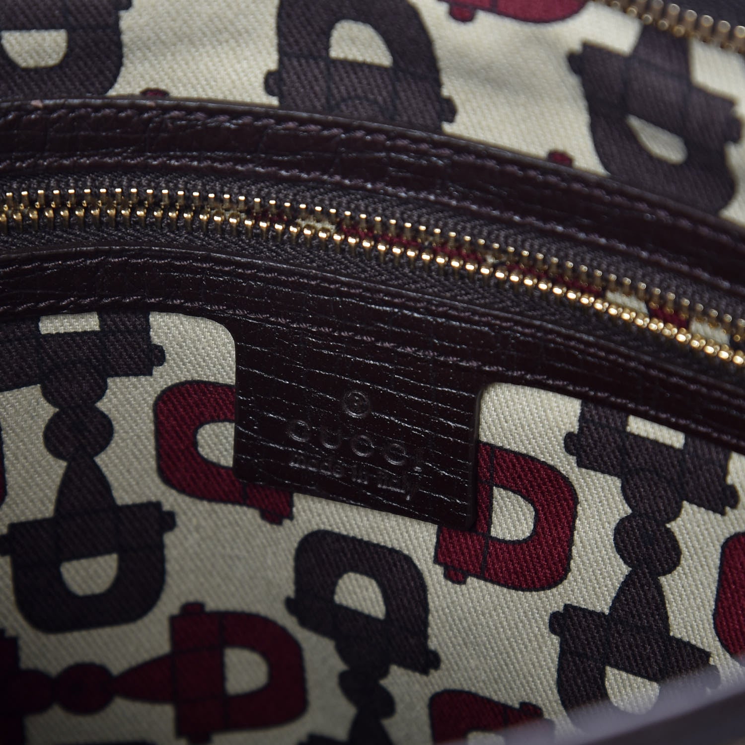 Gucci Monogram Web Jolicoeur Charms Messenger Dark Brown 6 of 10