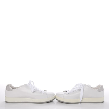 Prada Vitello Soft Low Top 30mm Sneakers 39 White 5 of 11