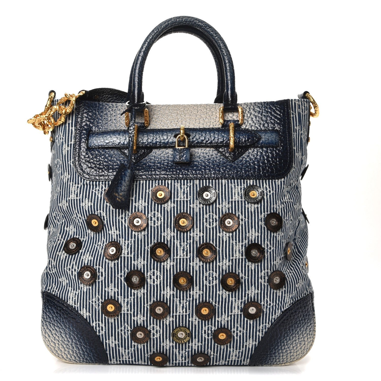 Louis Vuitton Denim Stripes Corsaire Polka Dot Besace 6 of 9