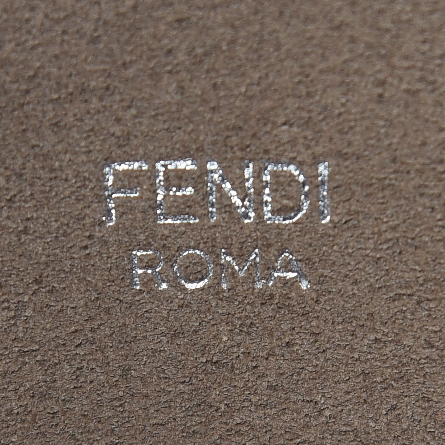 Vitello Vienna Enamel F is Fendi Shopping Tote Black Cherry Taupe