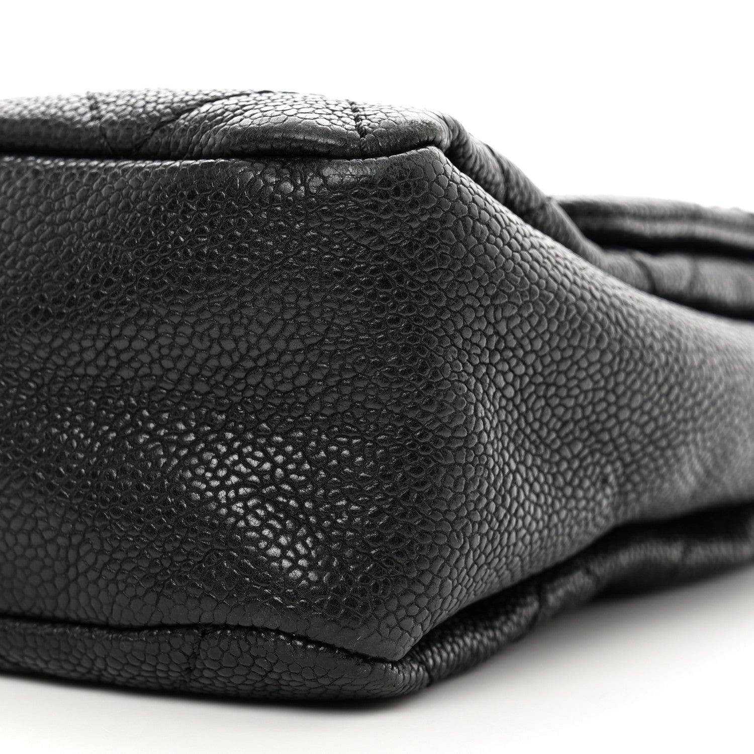 Chanel Caviar Quilted Medium Simply CC Flap Black 12 of 13