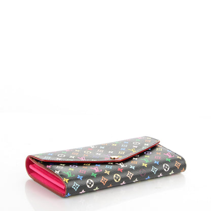 Louis Vuitton Monogram Multicolor Sarah Wallet NM Black Grenade 4 of 6