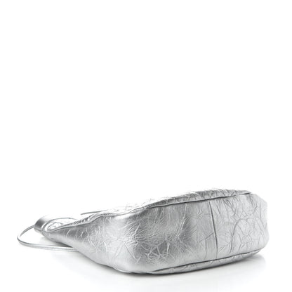 Chanel Metallic Crumpled Calfskin Small 31 Shopping Bag Silver 4 of 10
