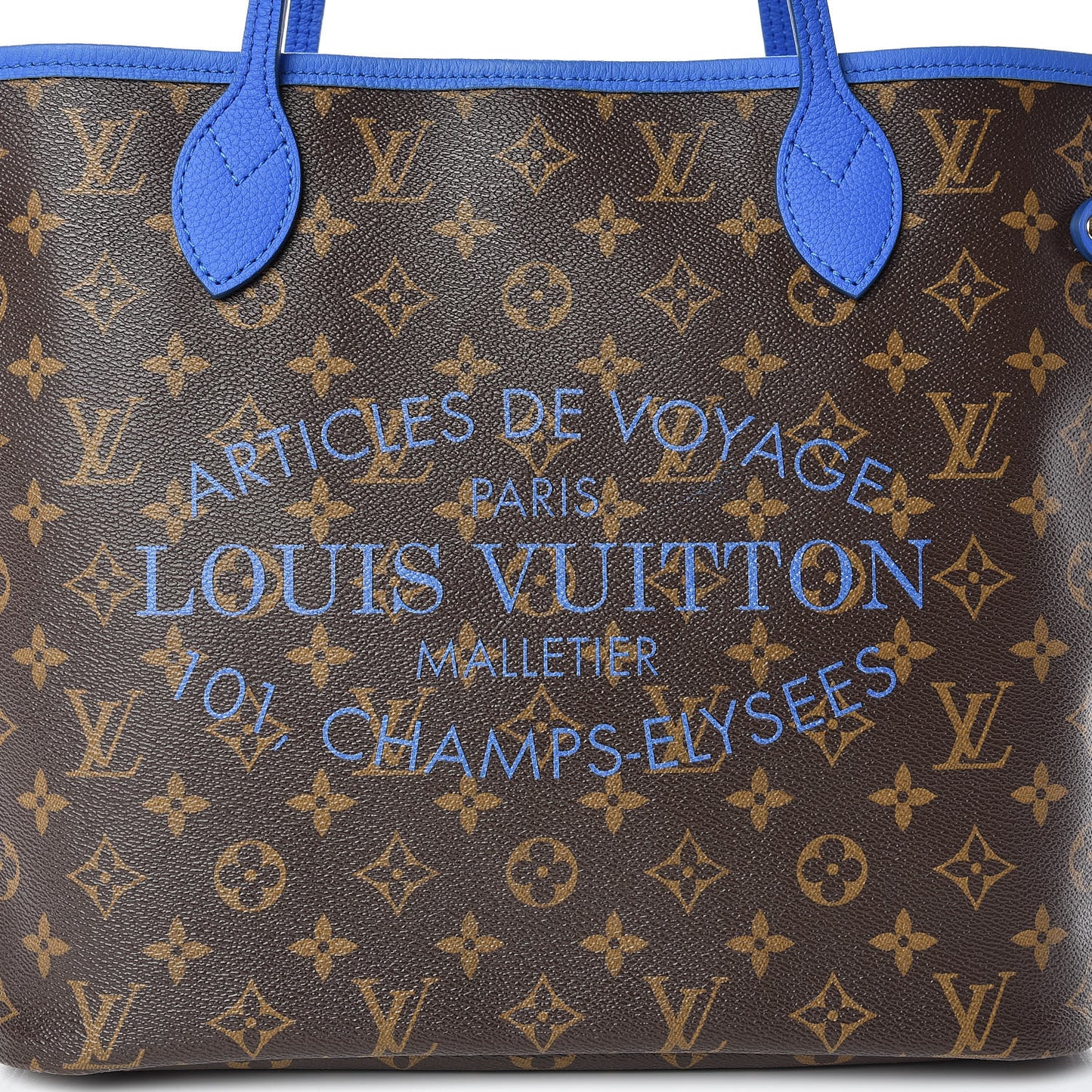Monogram Articles de Voyage Ikat Neverfull MM Grand Blue