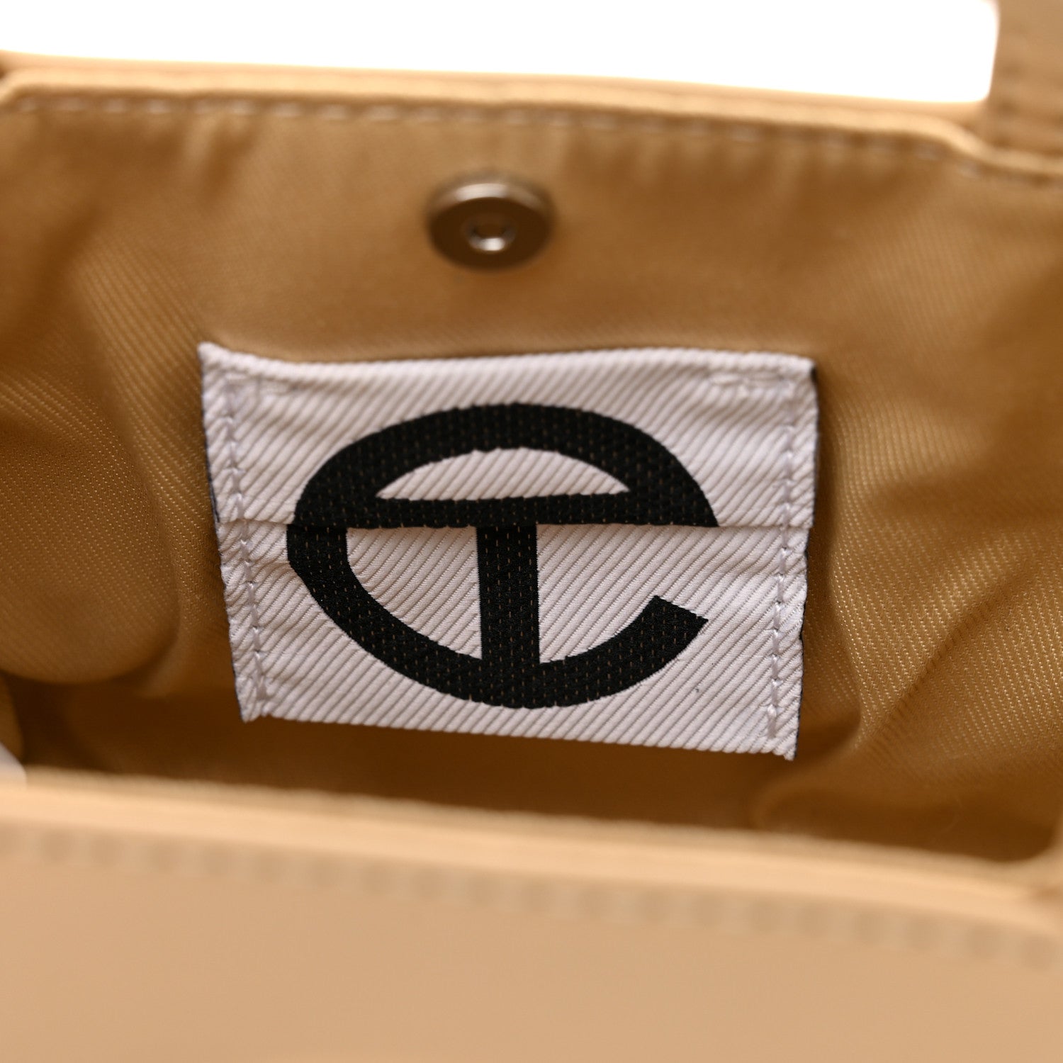 Telfar Vegan Leather Small Shopping Bag Cream 6 of 10