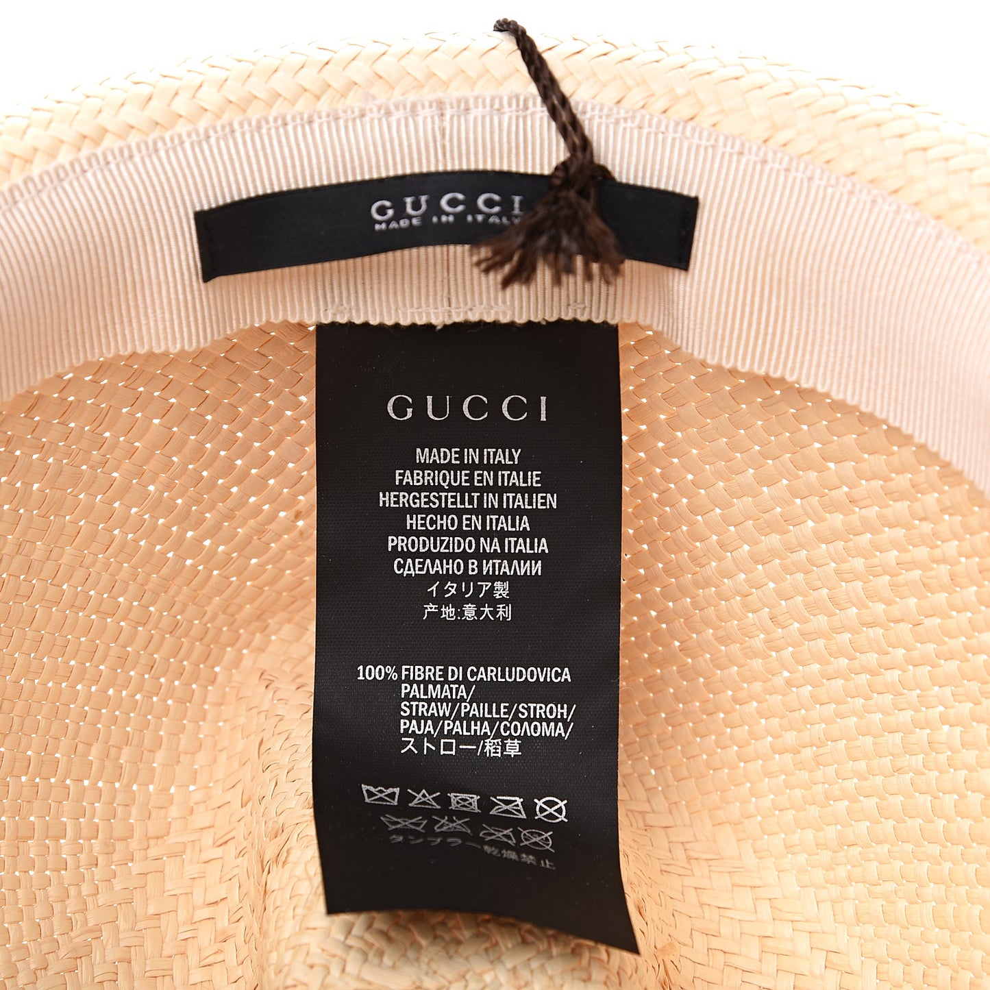 Straw Fedora Hat M