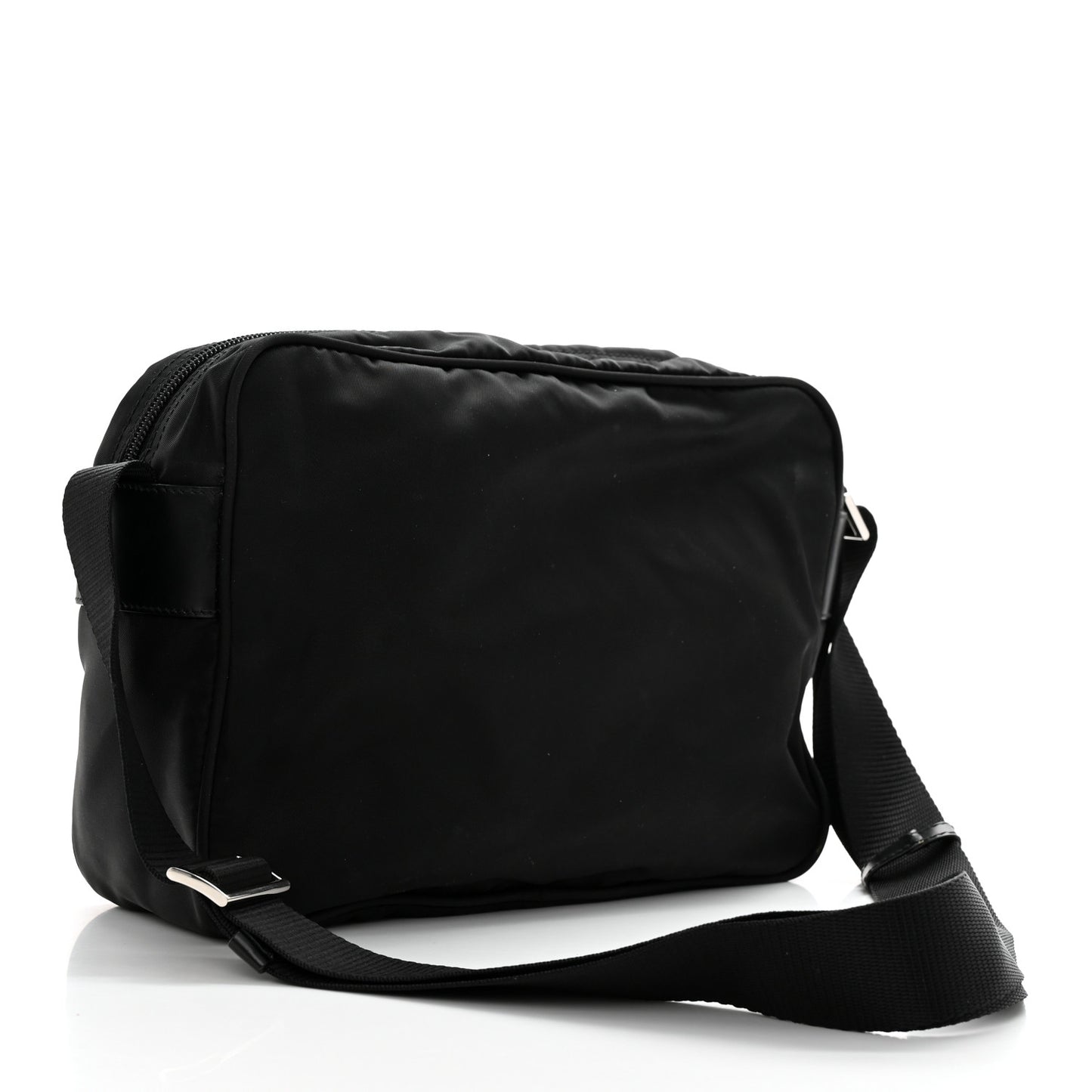 Nylon Tessuto Vela Crossbody Bag Black