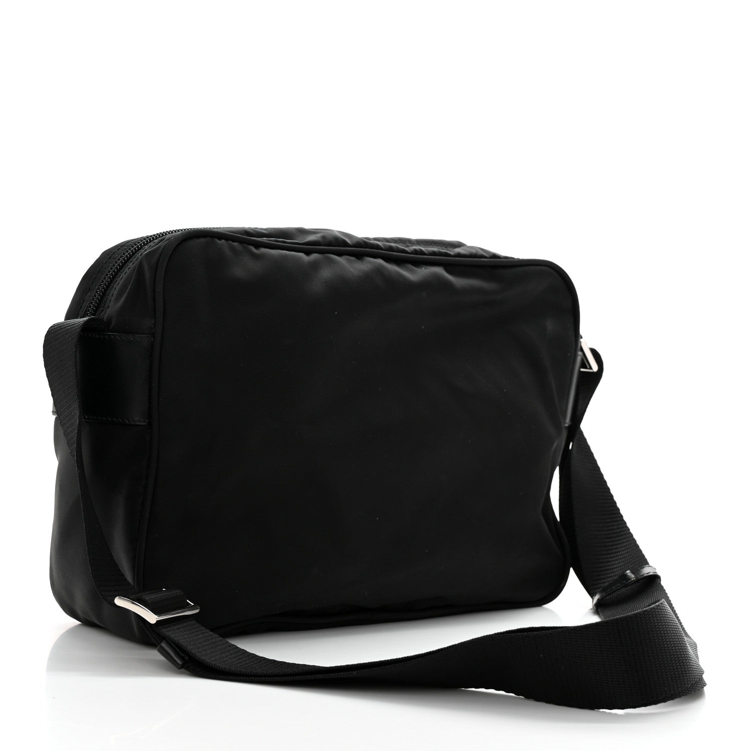 Prada Nylon Tessuto Vela Crossbody Bag Black 2 of 9