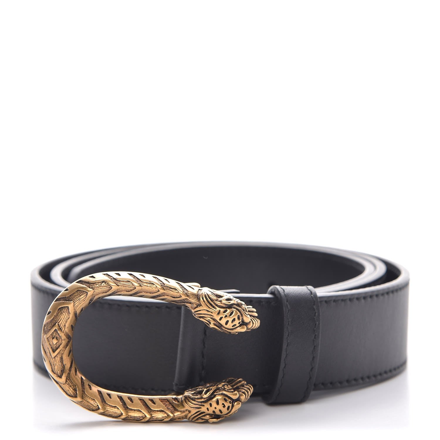 Gucci Calfskin Dionysus 30mm Belt 85 34 Black 1 of 7
