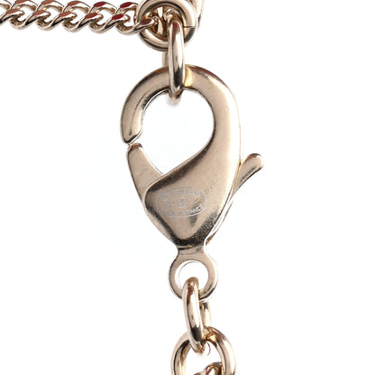 Chanel Crystal CC Multi Strand Chain Necklace Gold 5 of 5