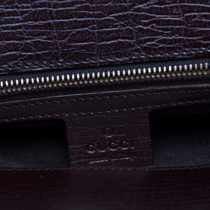 Gucci Monogram Horsebit Chain Shoulder Bag Brown 8 of 12