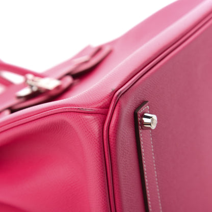 Hermes Epsom Birkin 35 Rose Tyrien 11 of 11