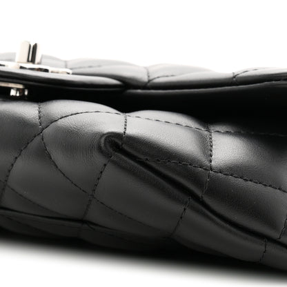 Chanel Calfskin Quilted CC Uniform Flap Belt Bag Black 11 of 11