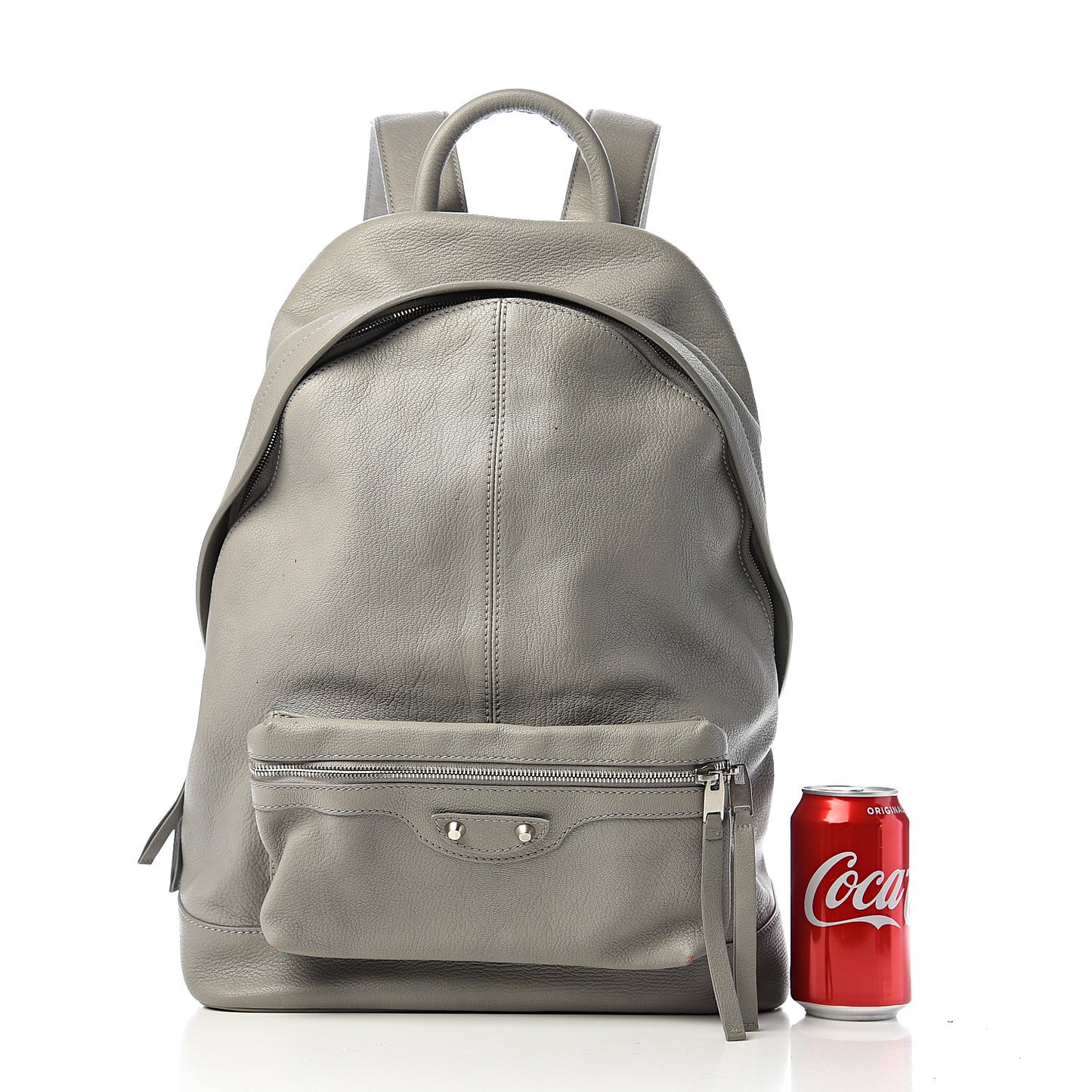 Chevre Classic Hardware Backpack Gray