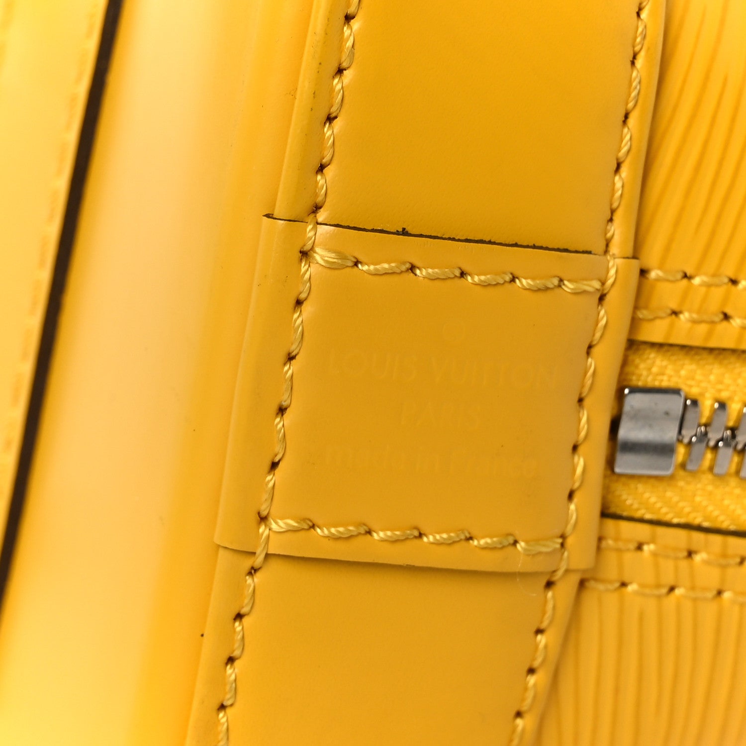 Louis Vuitton Epi Alma BB Citron 7 of 11