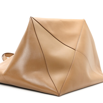 Loewe Shiny Calfskin XXL Puzzle Fold Shoulder Bag Oak 8 of 10