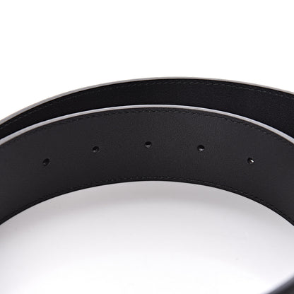 Gucci Textured Calfskin Double G 40mm Belt 80 32 Black 5 of 6