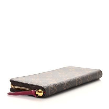 Louis Vuitton Monogram Clemence Wallet Fuchsia 4 of 9