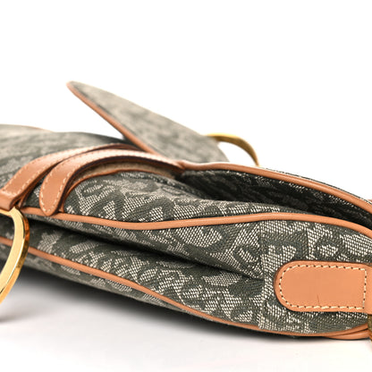 Christian Dior Monogram Saddle Bag Green 9 of 11