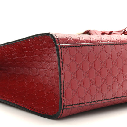 Gucci Microguccissima Medium Emily Chain Shoulder Bag Red 6 of 9
