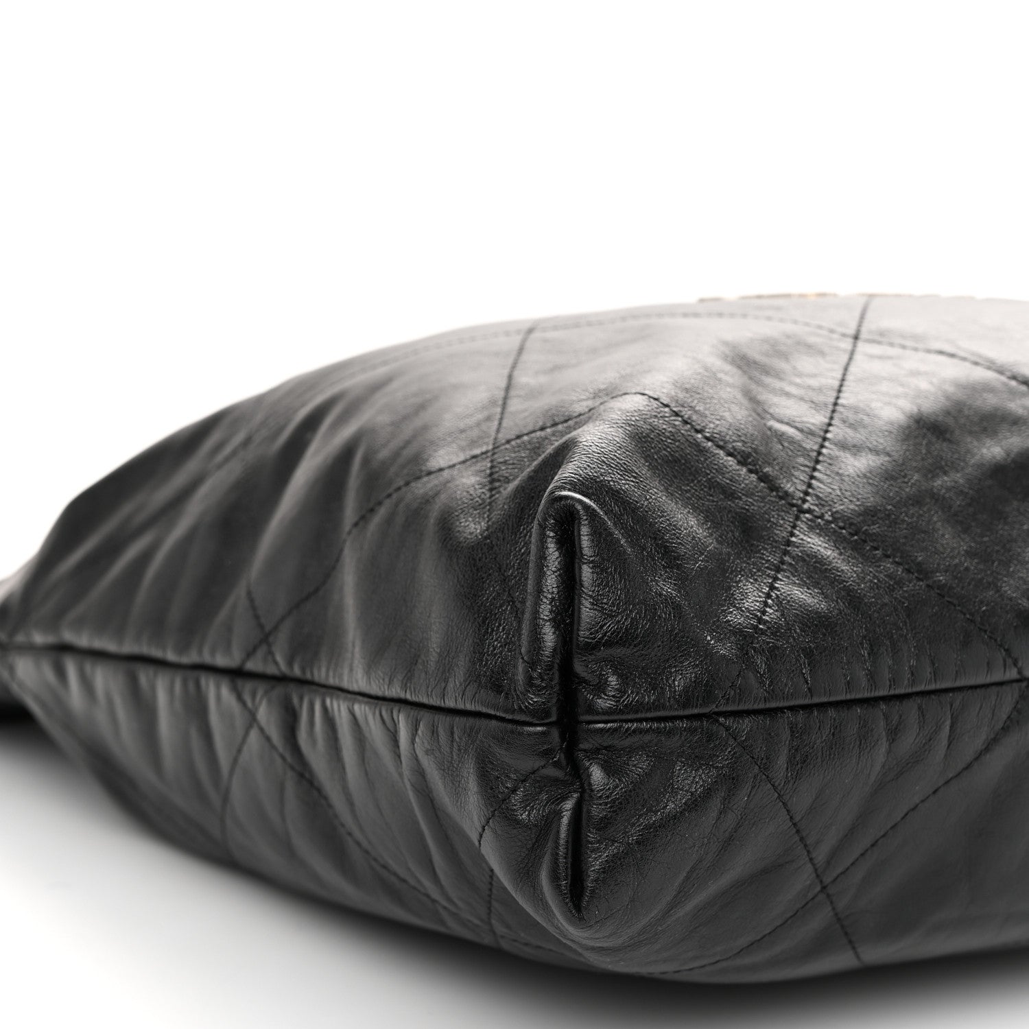 Chanel Shiny Calfskin Quilted Chanel 22 Black 10 of 11