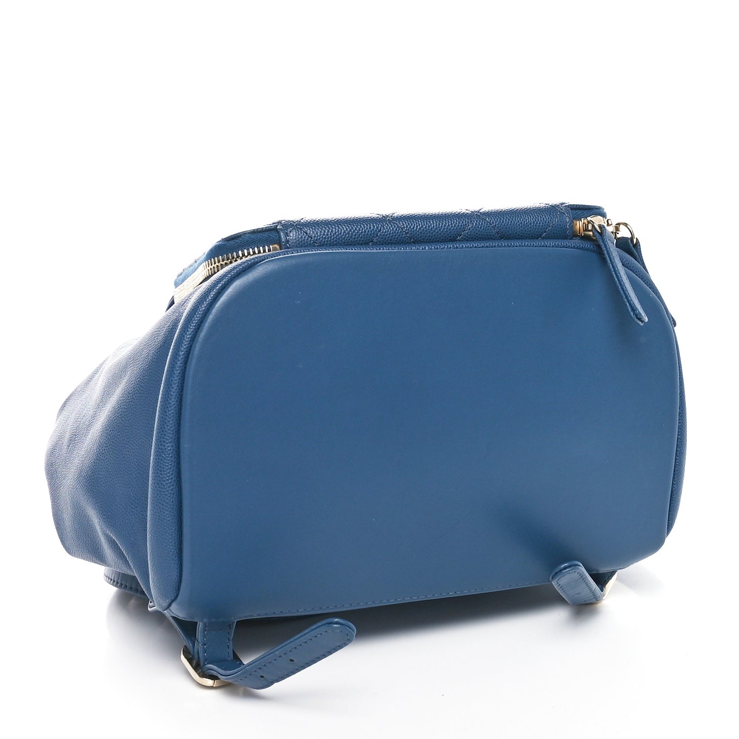 Caviar Quilted Business Affinity Backpack Blue