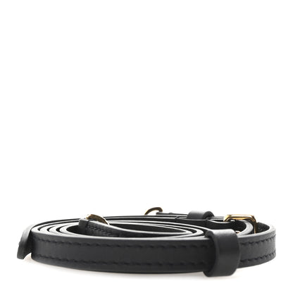 Louis Vuitton Calfskin Adjustable Shoulder Strap Black 2 of 4