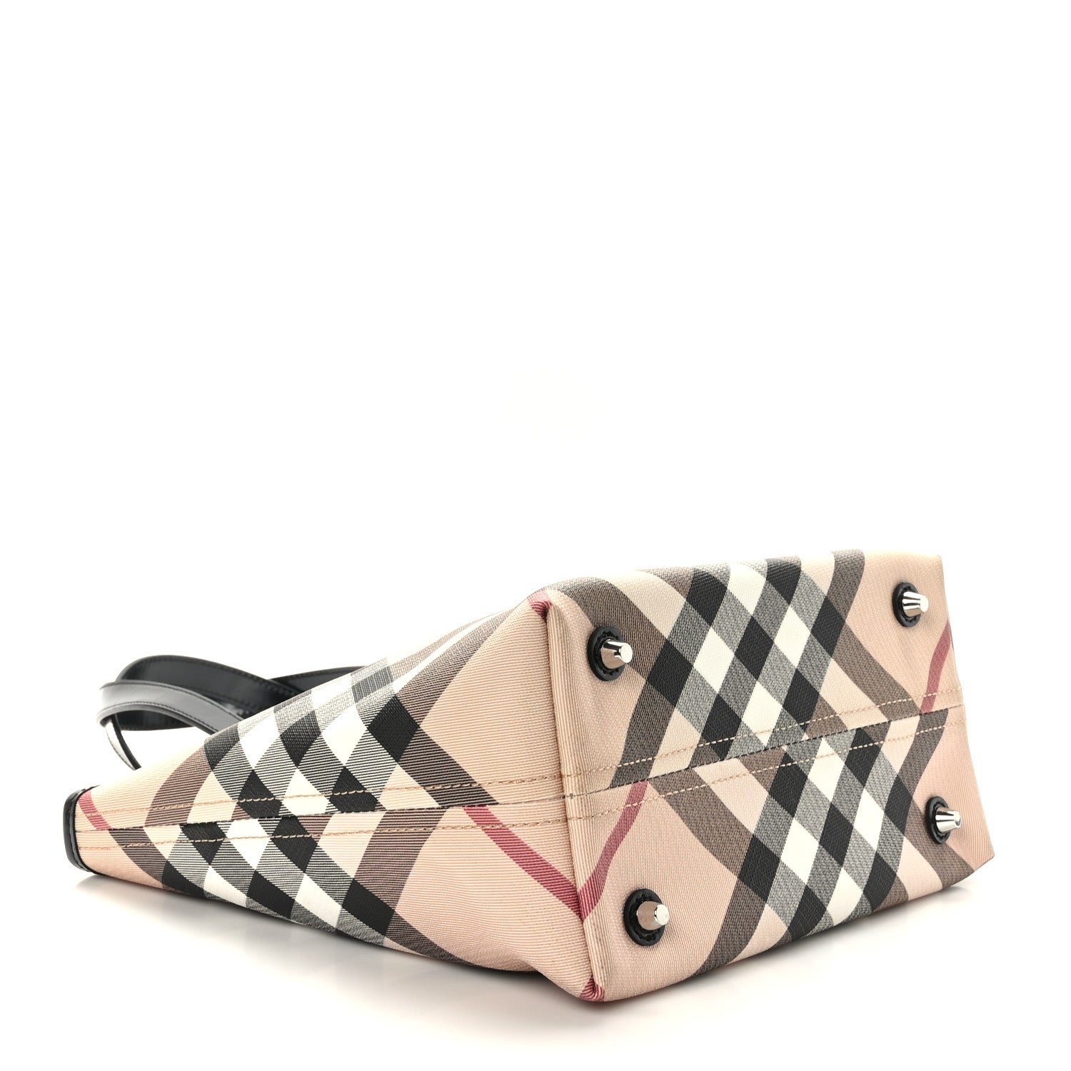 Burberry Nova Check Tote Black 4 of 9